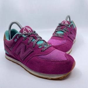 New Balance 574 Men’s Size 6 Purple Blue Athletic Running Shoes KL574NFG